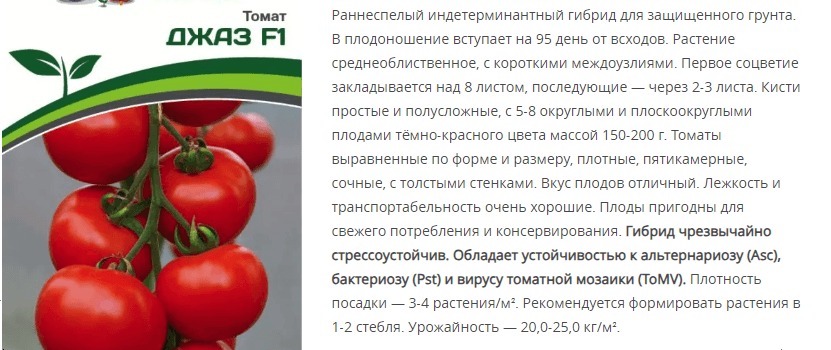 Томат Джаз F1 (1 упаковка - 10 шт.)